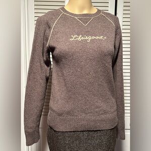 Life is Good Wool Blend Sweater Brown Women’s Small